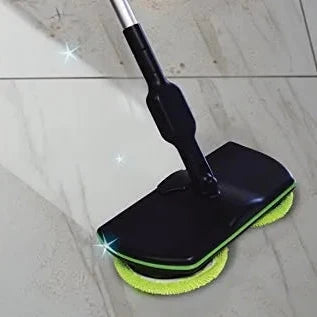 Cordless Electric Spin Mop – Dual Motor Floor Scrubber