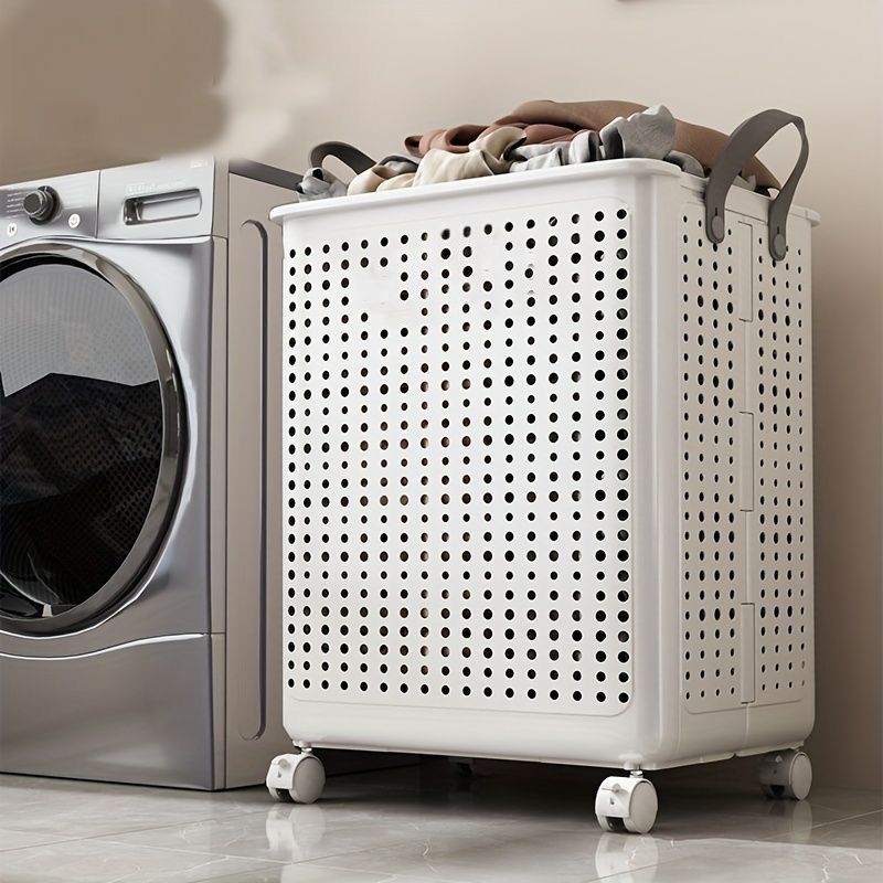 Rolling Laundry Basket – Laundry Hamper with Wheels