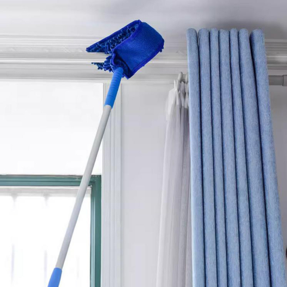 Extendable Ceiling Fan Duster with Bendable Head – No Ladder Needed