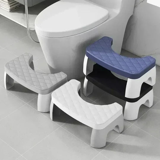 Compact Non-Slip Toilet Stool