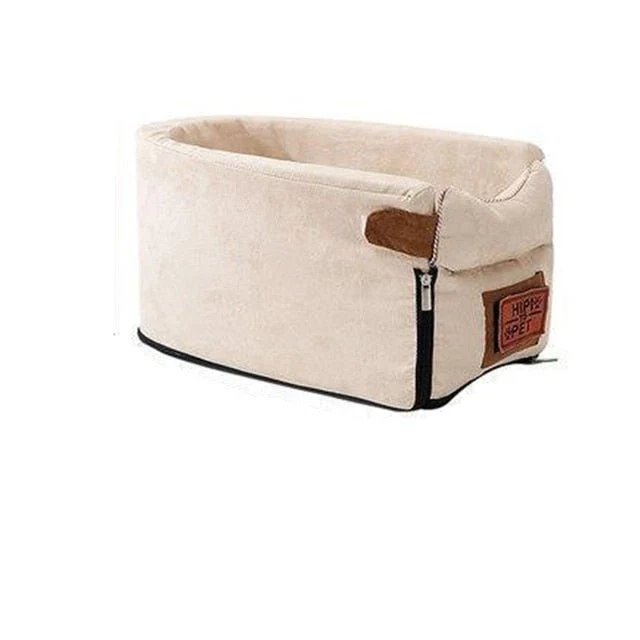 Small Dog Car Seat with Safety Leash – Pet Booster Seat
