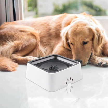 No-Spill Dog Water Bowl with Floating Disk – 1.5 Liter