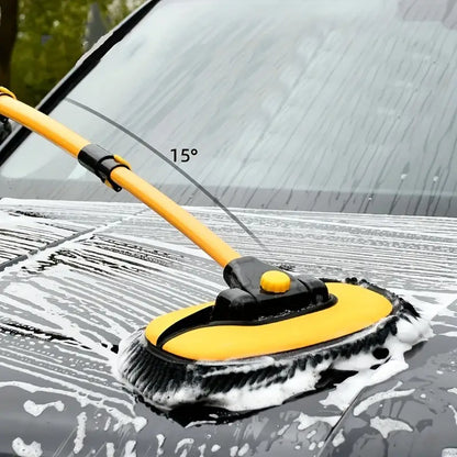 Telescopic Car Wash Brush with Rotating Head – Extends to 40 Inches