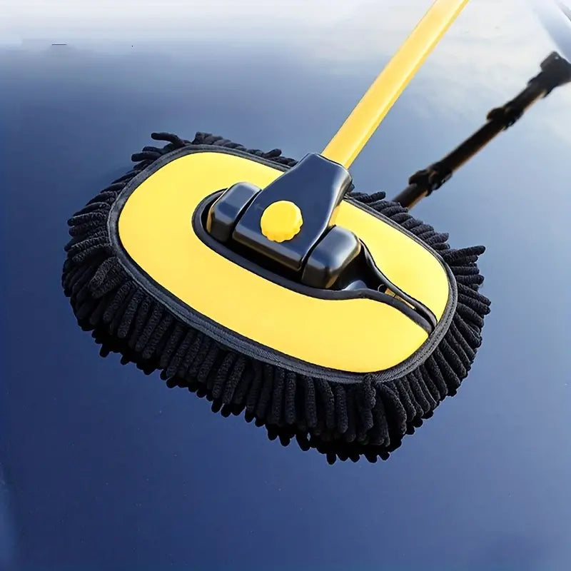 Telescopic Car Wash Brush with Rotating Head – Extends to 40 Inches