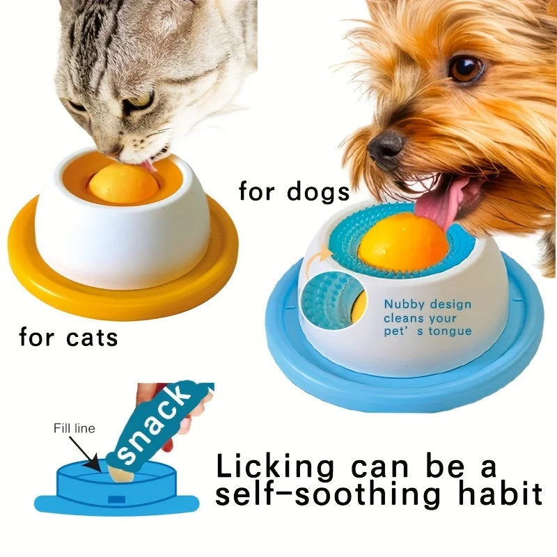 Lick Mat Slow Feeder for Dogs and Cats – Suction Cup Treat Mat