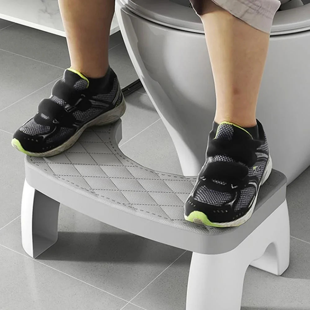 Compact Non-Slip Toilet Stool