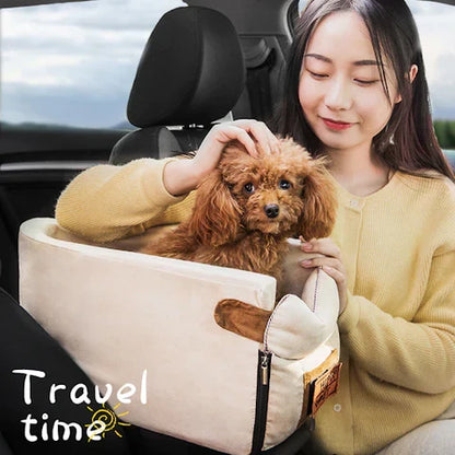 Pet Car Armrest Seat for Small Dogs and Cats