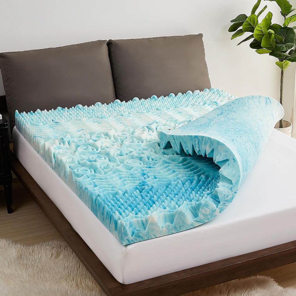 Egg Crate Memory Foam Mattress Topper