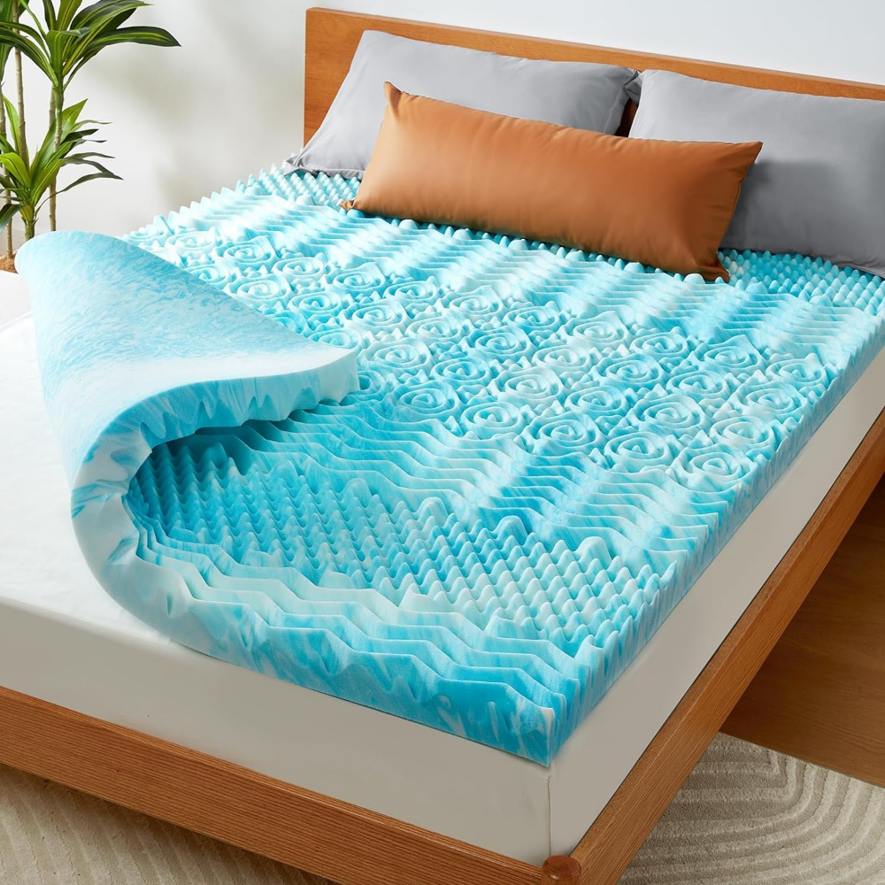 Egg Crate Memory Foam Mattress Topper