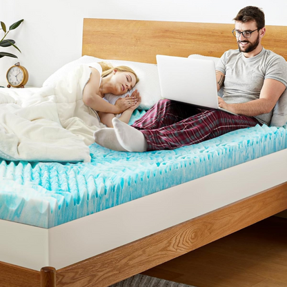 Egg Crate Memory Foam Mattress Topper