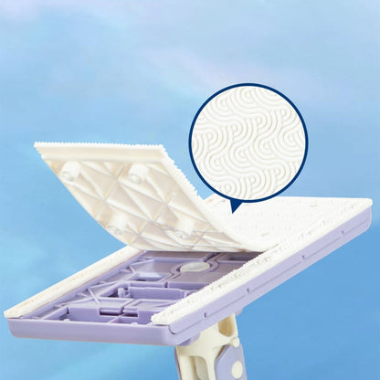 Hands-Free Flat Mop with 360° Swivel Head