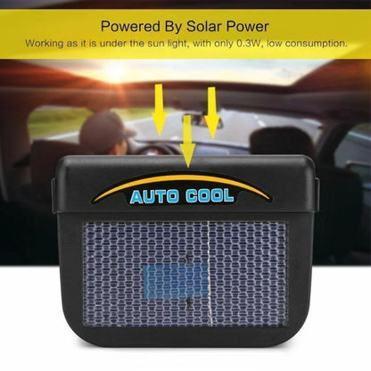 Solar Car Window Vent Fan – Reduces Heat Build-Up While Parked