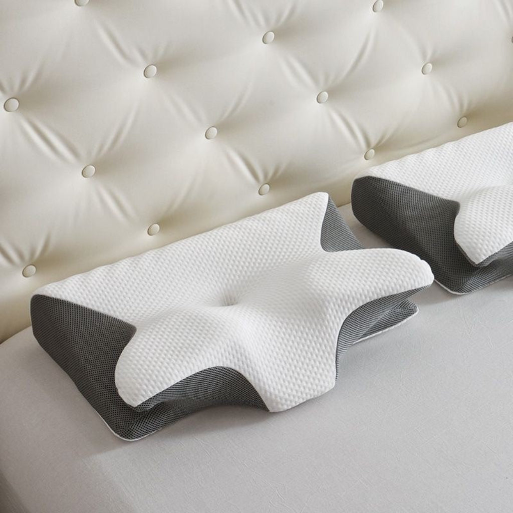 Butterfly Contour Memory Foam Pillow for Neck and Head Support
