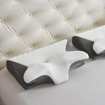 Butterfly Contour Memory Foam Pillow for Neck and Head Support