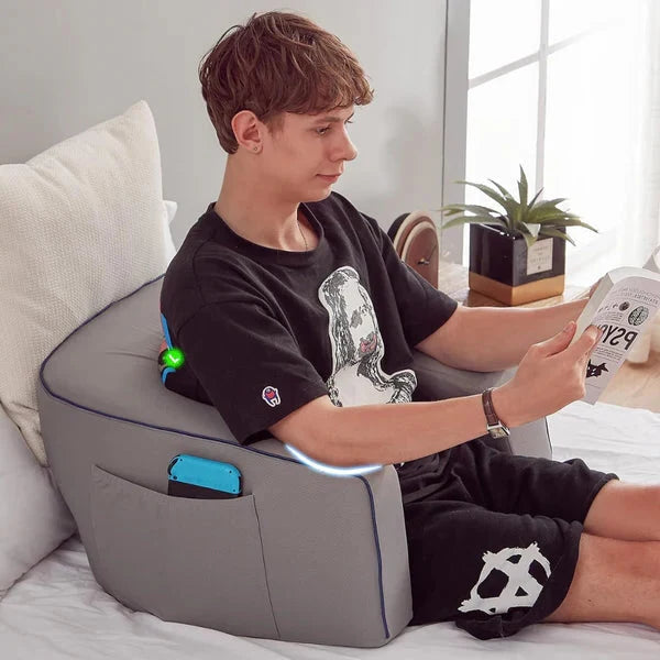 Reading Pillow with Laptop Desk – Sit-Up Bed Rest Pillow