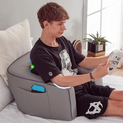 Reading Pillow with Laptop Desk – Sit-Up Bed Rest Pillow