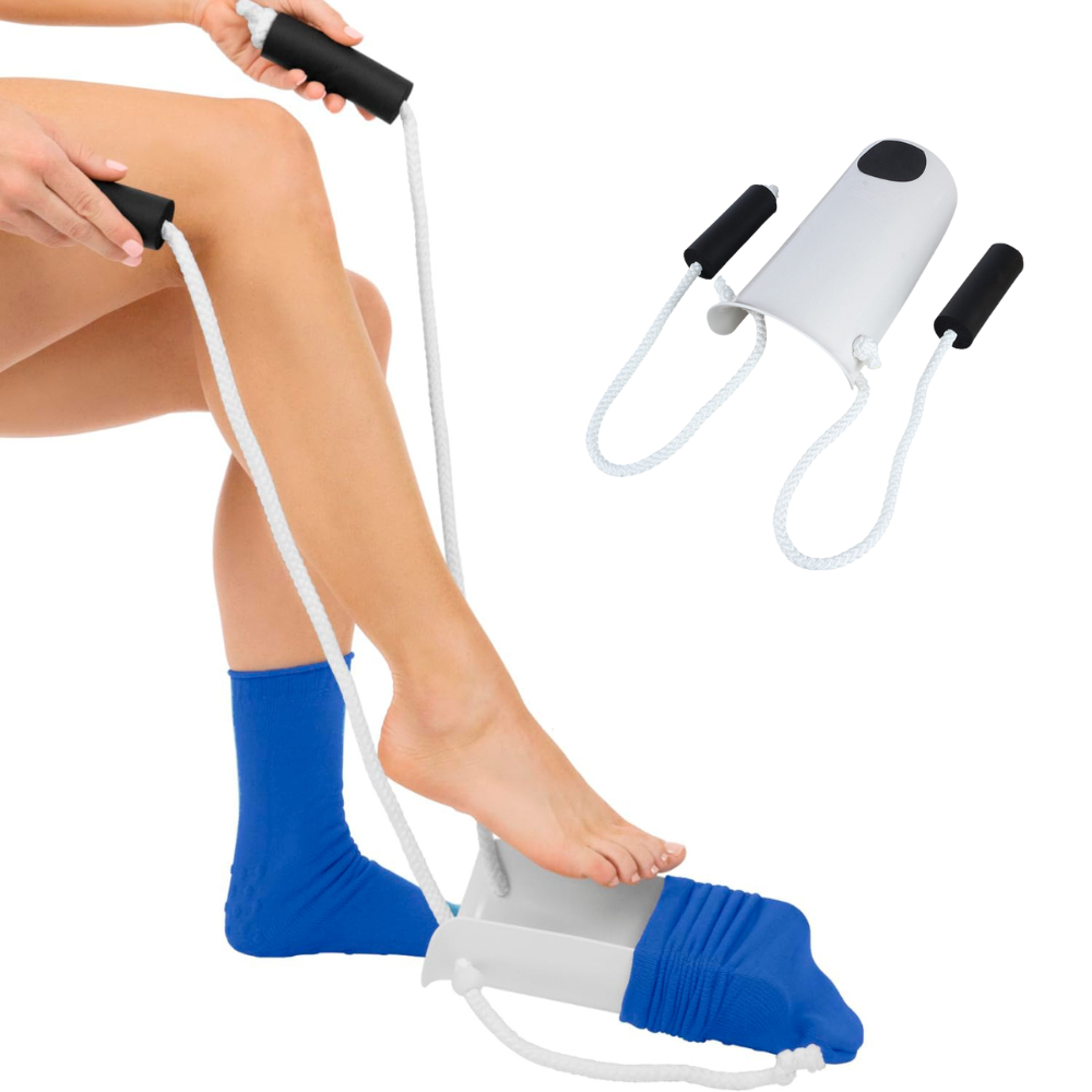 Sock Aid with Long Handles – Put On Socks Without Bending
