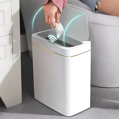 Touchless Motion Sensor Trash Can – Automatic Garbage Bin