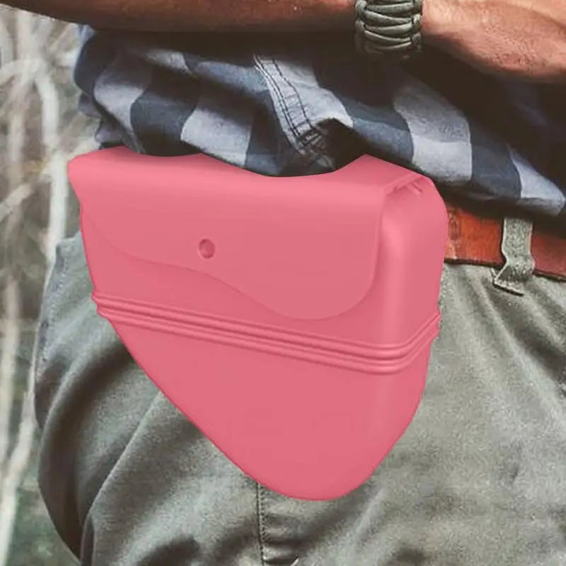 Silicone Dog Treat Pouch with Waist Clip – Training Bag