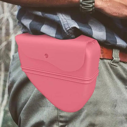 Silicone Dog Treat Pouch with Waist Clip – Training Bag