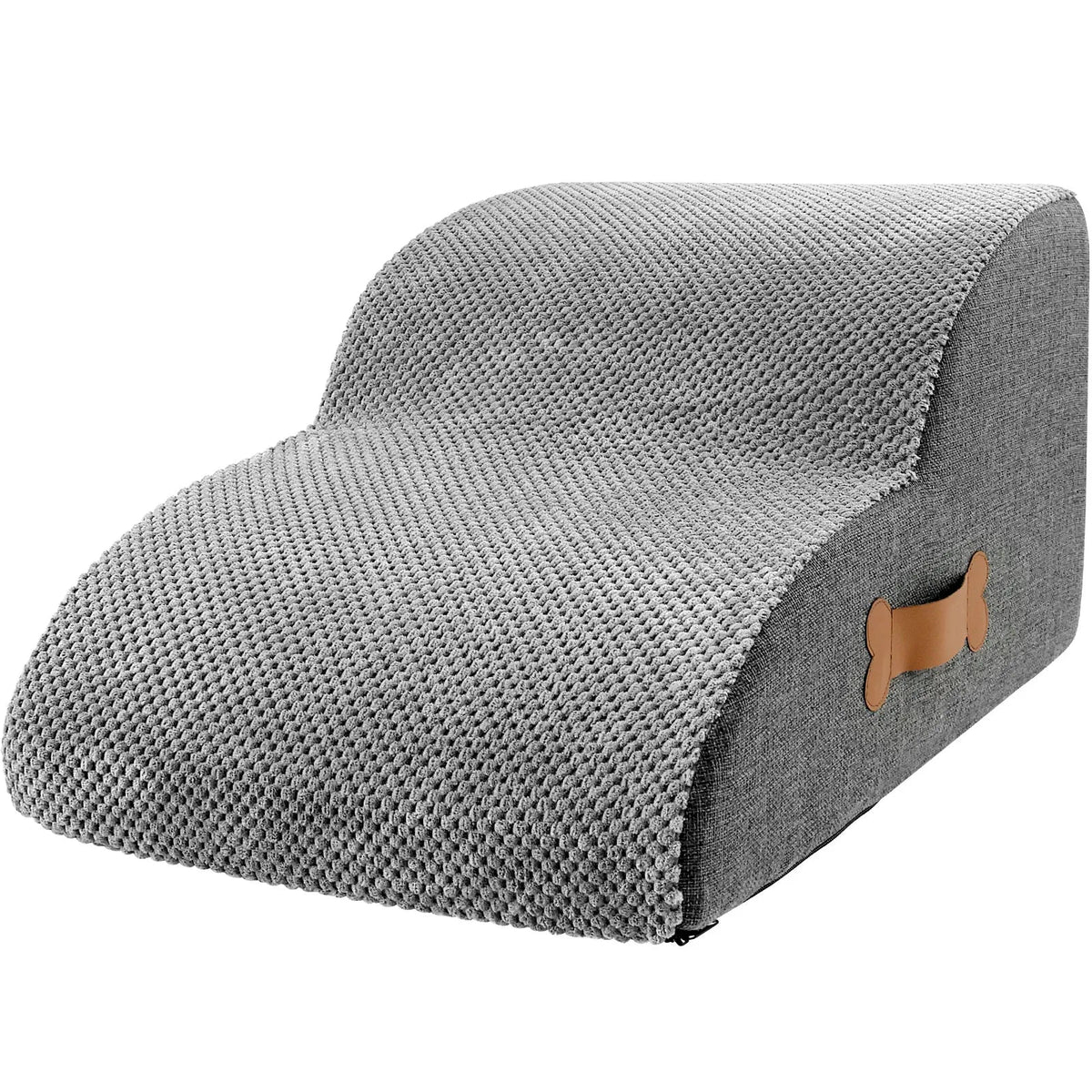 Foam Pet Stairs with Washable Cover – Gentle Incline for Dogs and Cats