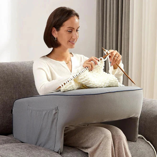 Reading Pillow with Laptop Desk – Sit-Up Bed Rest Pillow