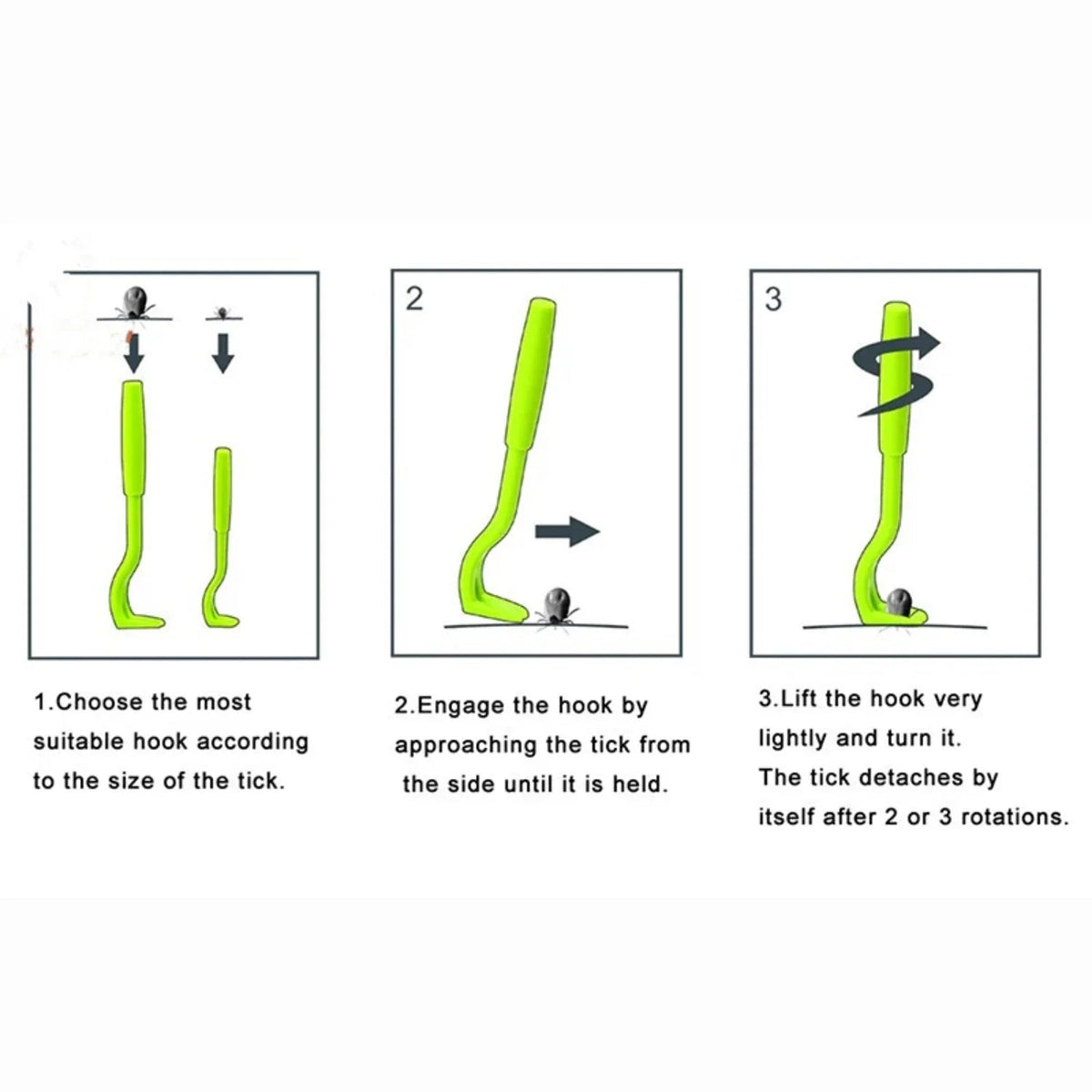 Tick Remover Tool for Dogs and Cats – Easy Twist Removal