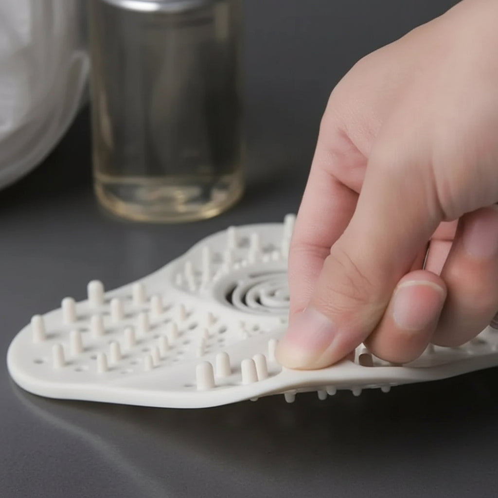 Shower Drain Hair Catcher with Suction Cups