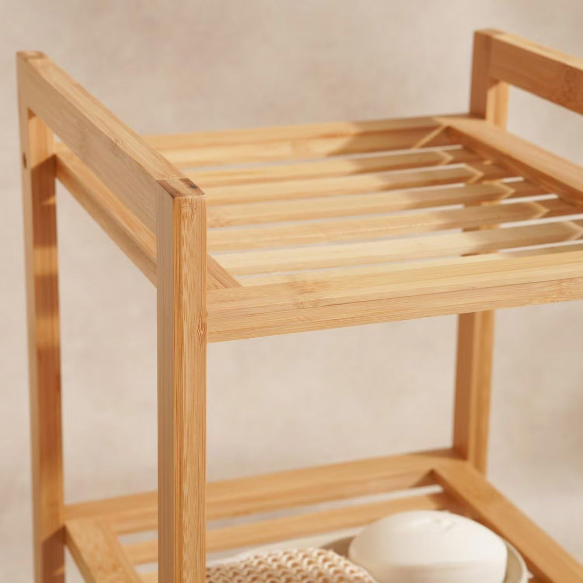 Bamboo Bathroom Shelf – 3-Tier Storage Rack