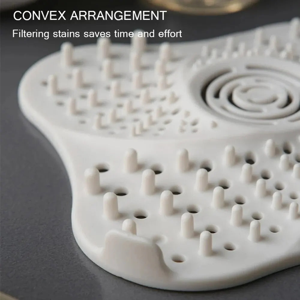 Shower Drain Hair Catcher with Suction Cups