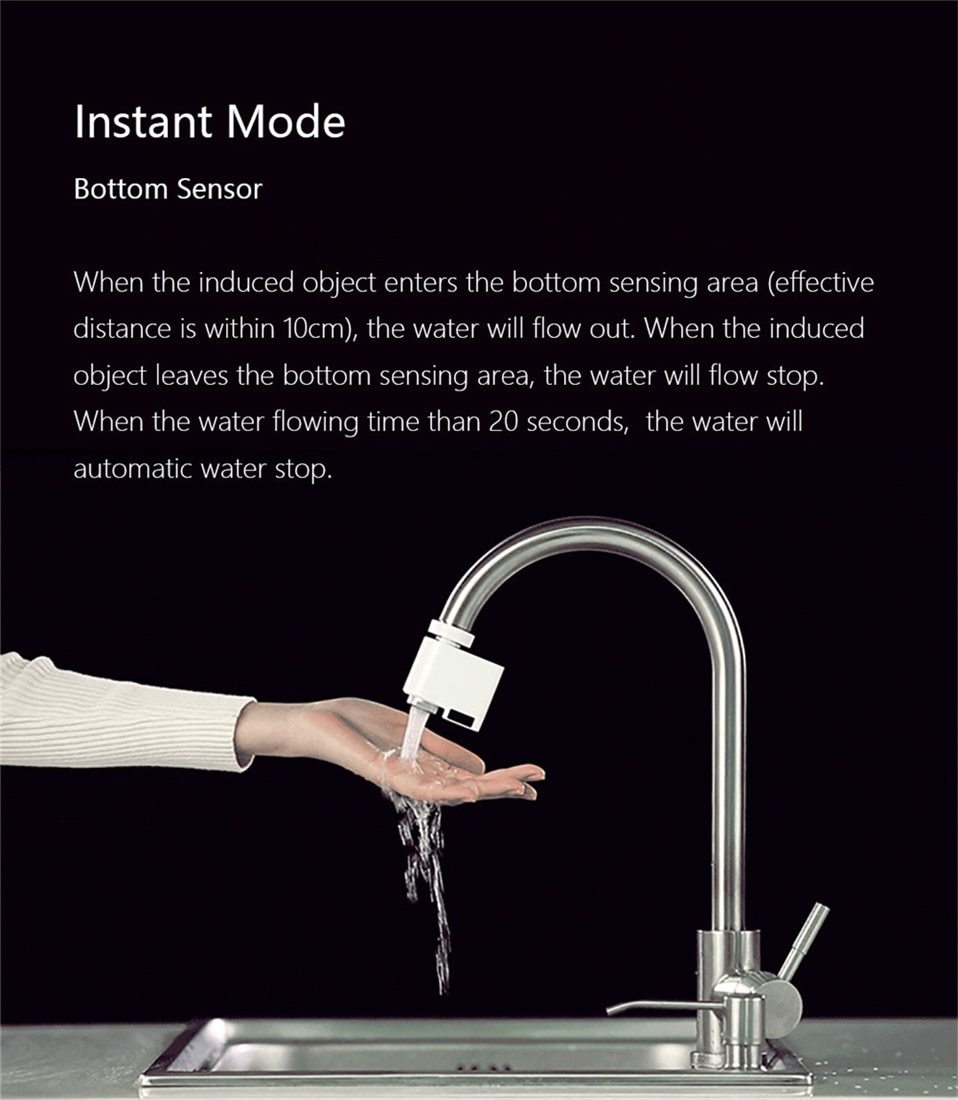 Touchless Faucet Adapter – Infrared Motion Sensor Tap