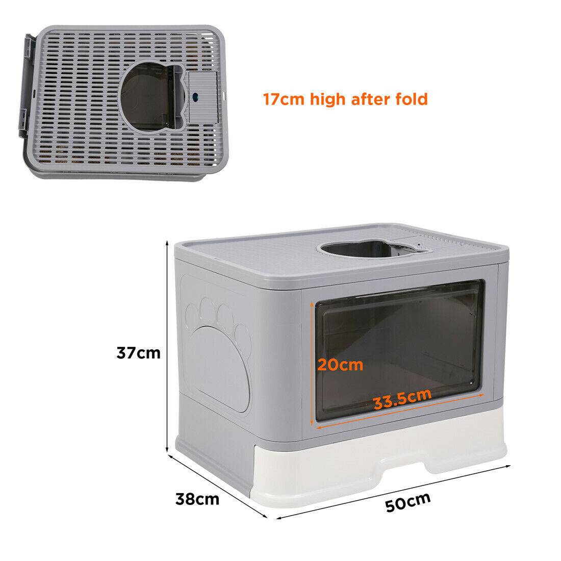 Covered Cat Litter Box – Enclosed Litter Tray with Lid