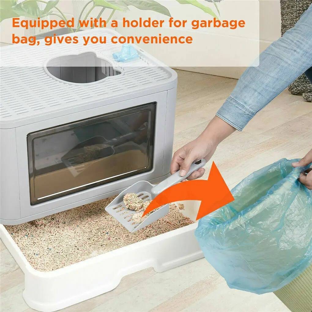 Covered Cat Litter Box – Enclosed Litter Tray with Lid