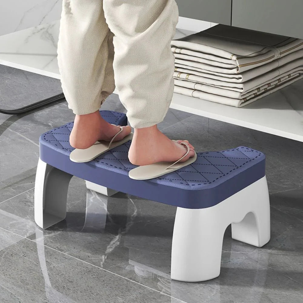 Compact Non-Slip Toilet Stool