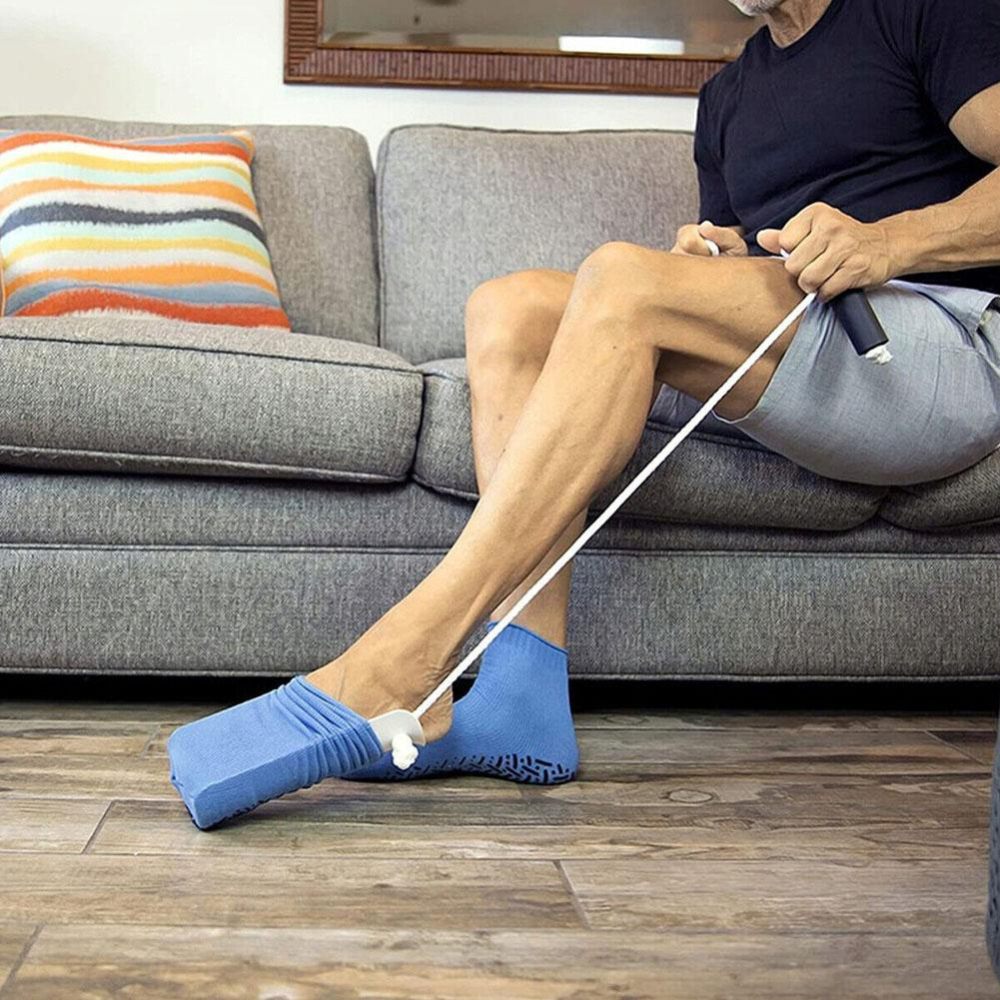 Sock Aid with Long Handles – Put On Socks Without Bending