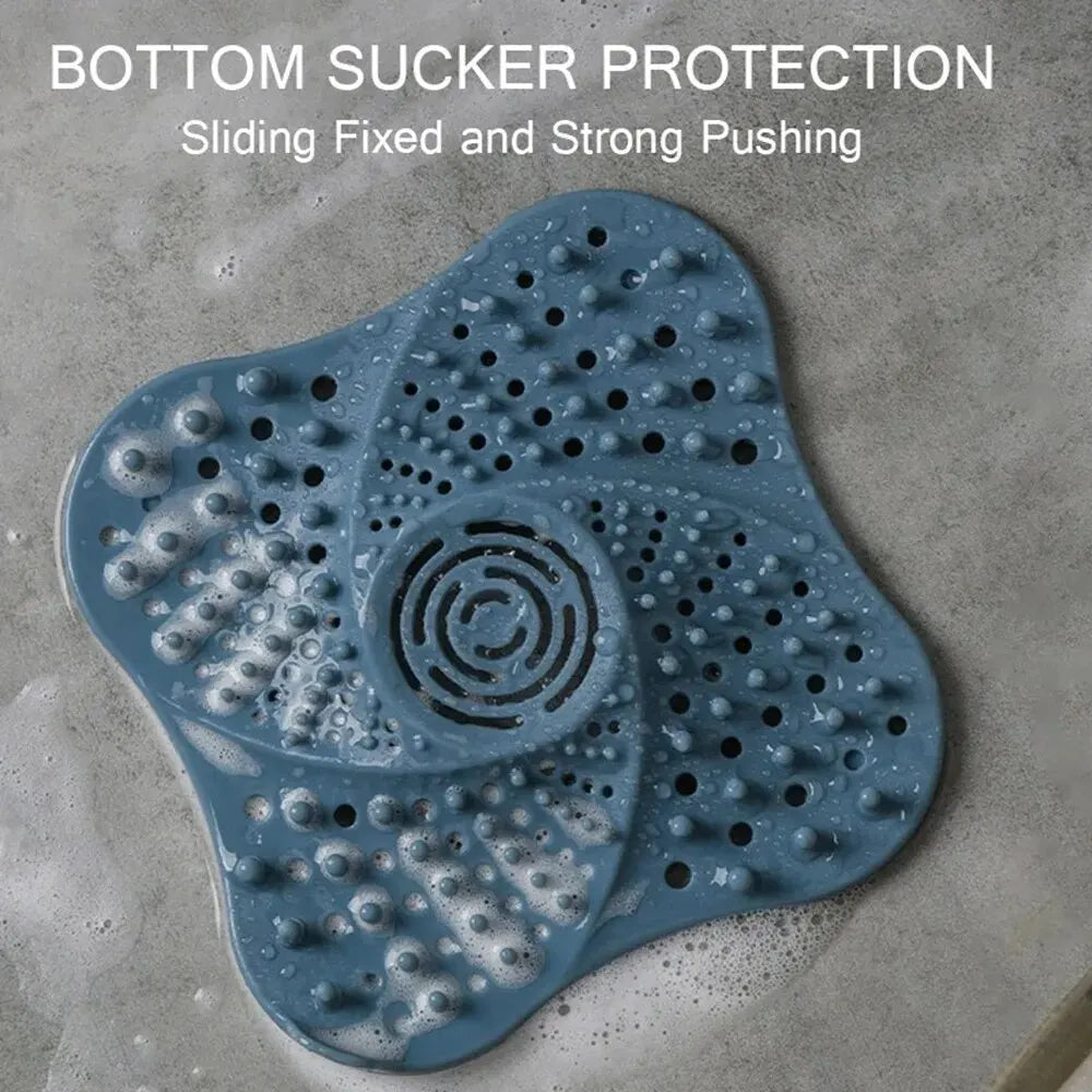 Shower Drain Hair Catcher with Suction Cups