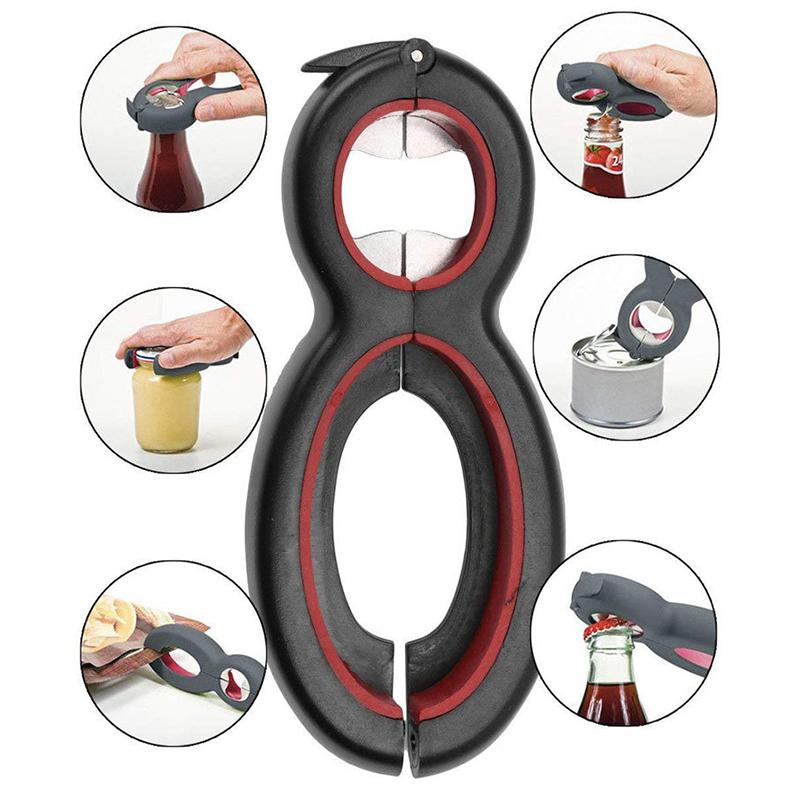 Multi-Function Jar Opener with Non-Slip Grip
