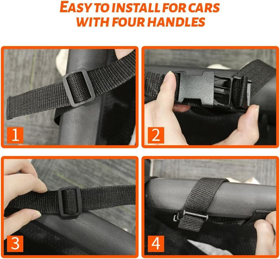 Car Ceiling Storage Net with Zipper – Overhead Cargo Organizer