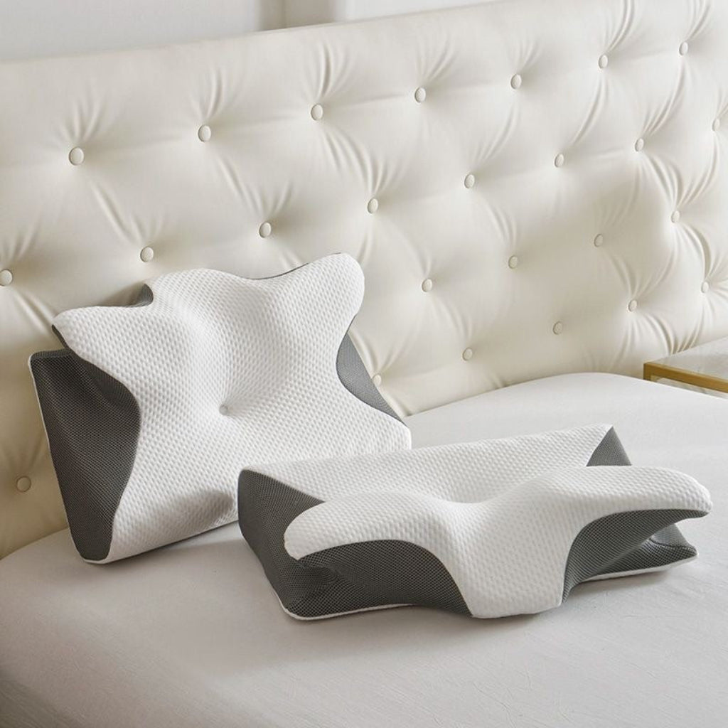 Butterfly Contour Memory Foam Pillow for Neck and Head Support
