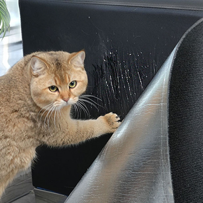 Cat Scratch Couch Protector – Clear Furniture Guard Mat