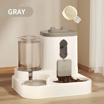 Automatic Gravity Pet Feeder and Water Dispenser Set