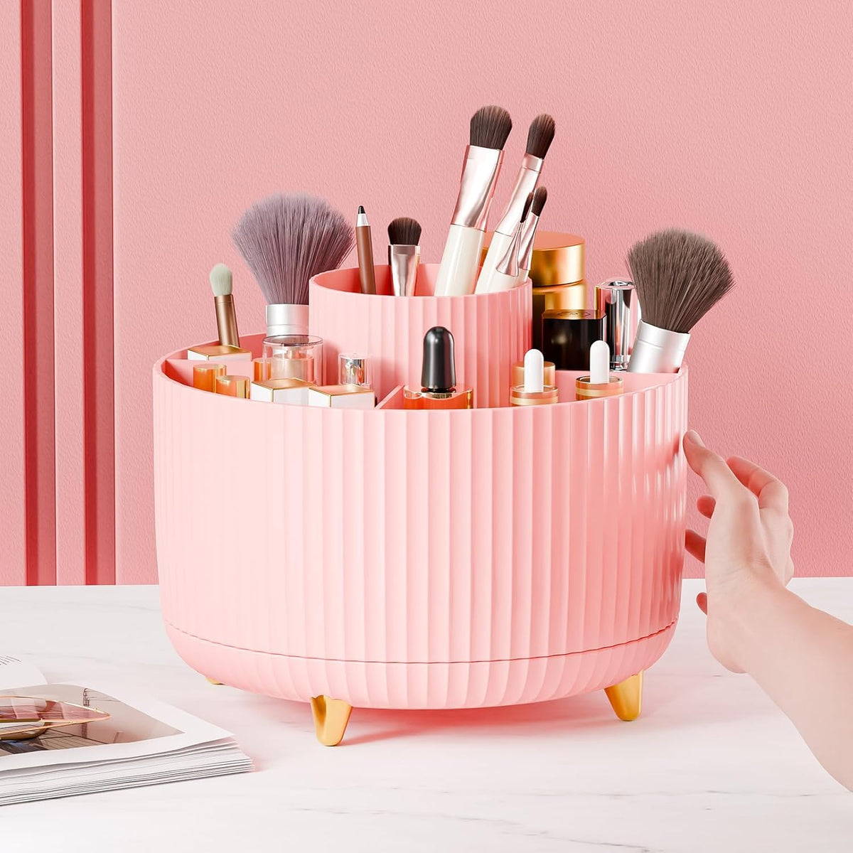 Makeup and Cosmetic Organizer – Countertop Storage Caddy