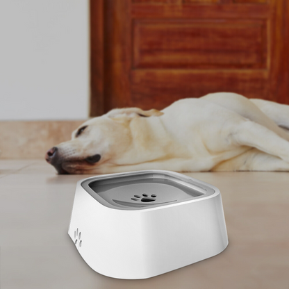 No-Spill Dog Water Bowl with Floating Disk – 1.5 Liter