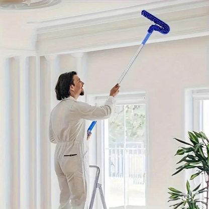 Extendable Ceiling Fan Duster with Bendable Head – No Ladder Needed