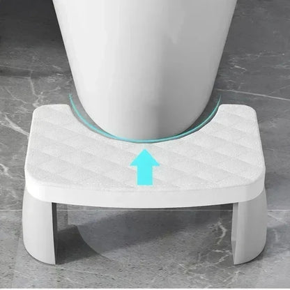 Compact Non-Slip Toilet Stool