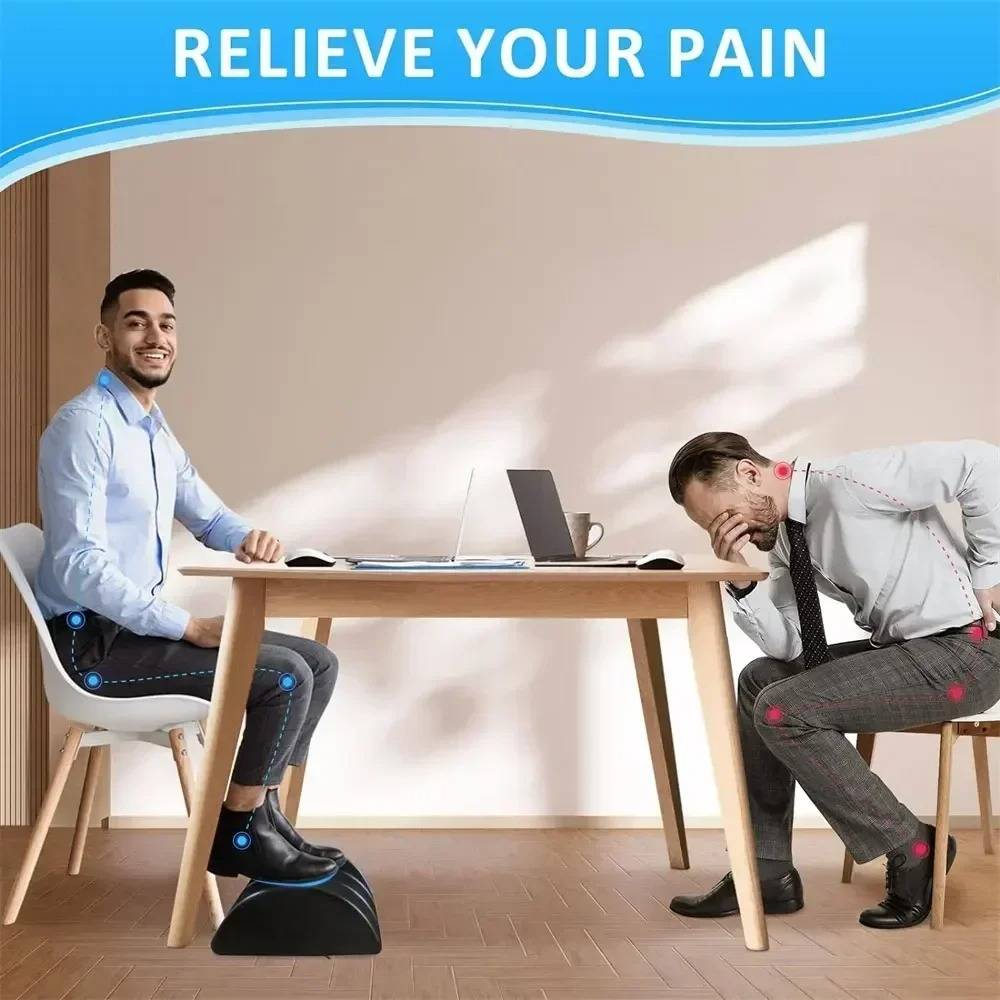Adjustable Memory Foam Foot Rest for Under Desk