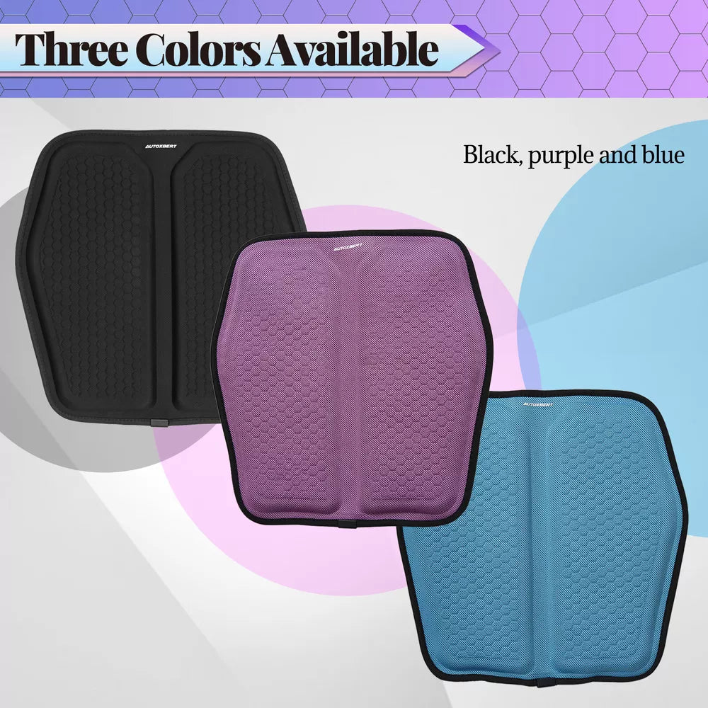 Cooling Gel Memory Foam Seat Cushion with Honeycomb Airflow