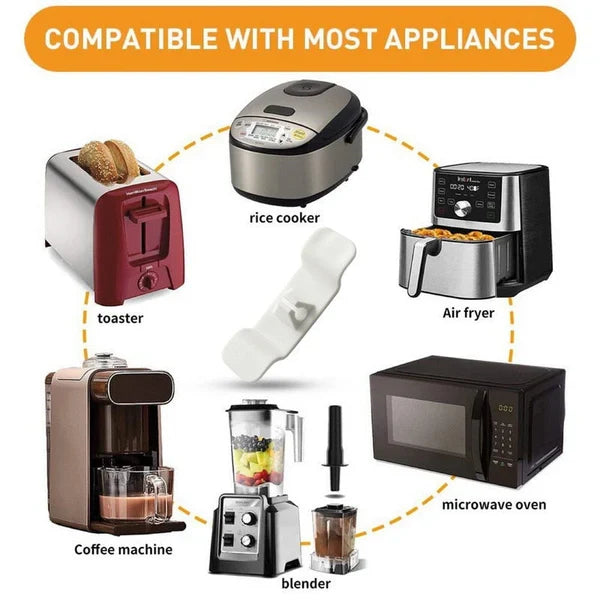 Kitchen Appliance Cord Organizer – Stick-On Cord Wrappers