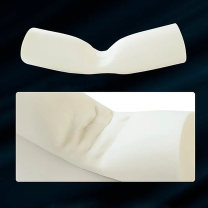 Memory Foam Neck Roll Pillow – Round Cervical Bolster