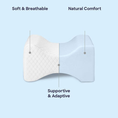 Memory Foam Leg Pillow – Leg Rest Cushion for Bed